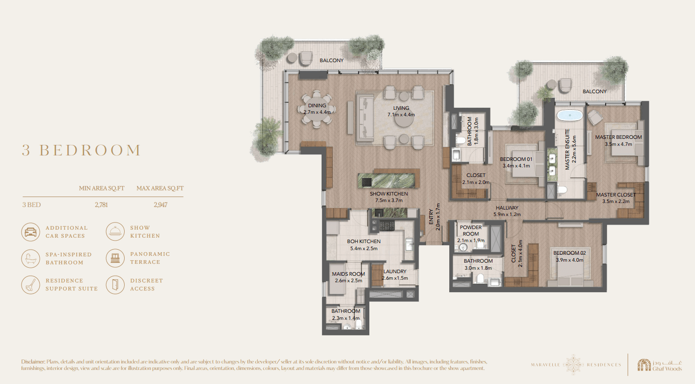 3 Bedroom